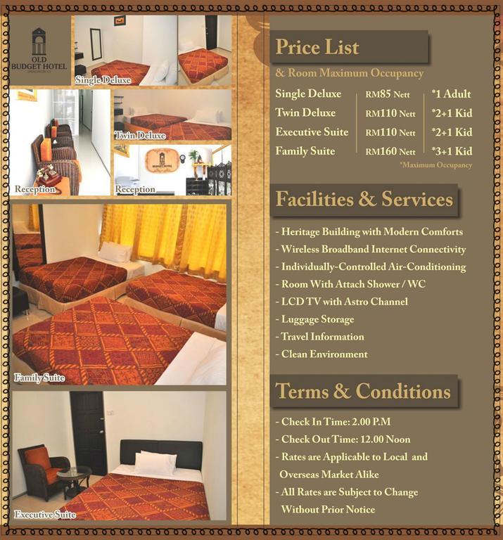 ג'ורג' טאון Old Budget Hotel מראה חיצוני תמונה
